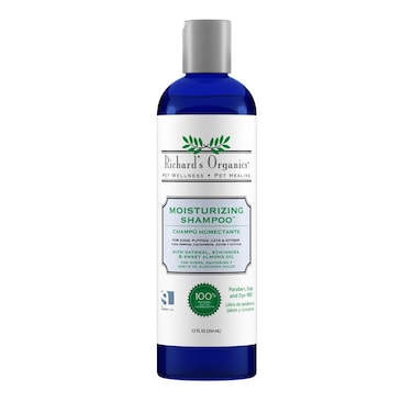 Synergy Labs Richard's Organics Moisturizing Shampoo 354ml &ndash; Hydrating &amp; Gentle for Dogs &amp; Cats