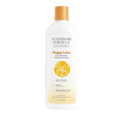 Synergy Labs Veterinary Formula Puppy Love Extra Gentle &amp; Tearless Shampoo 17oz (503ml) &ndash; Soft &amp; Safe for Puppies