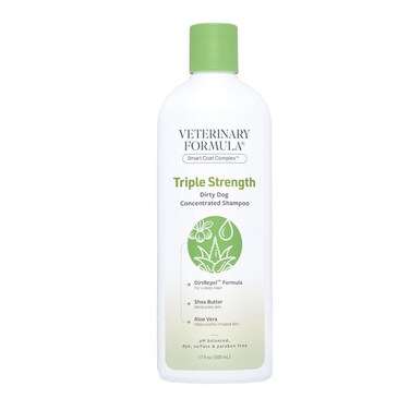 Synergy Labs Veterinary Formula Triple Strength Dirty Dog Concentrated Shampoo 17oz (503ml) &ndash; Deep Cleansing for Dogs