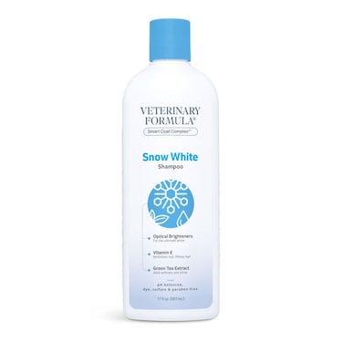 Synergy Labs Veterinary Formula Snow White Shampoo 17oz (503ml) &ndash; Brightening &amp; Whitening for Dogs