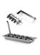 18 Slot Stainless Steel Ice Cube Tray Metal Ice Cube Maker for Parties And Everyday Use Removable DIY Ice Maker Ice Cube Tray Whiskey Cocktails sliver