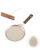 CHEFMADE Mini Crepe Pan with Bamboo Spreader, 6-Inch Non-Stick Pancake Pan with Insulating Silicone Handle for Gas, Induction, Electric Cooker (Champagne Gold)