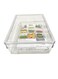 Fridge Storage Organiser With Lid Tranparent Medium (32x20x7cm)