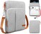 Lacdo Tablet Sleeve Bag for 11 inch iPad A16  11 inch ipad Pro M5 M4  11 inch iPad Air M3 M2  10.9" iPad  10.2" 10.9" ipad Air 11 inch Samsung Galaxy Tab A9+ Tablet Bag with Shoulder Strap Gray