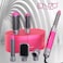 Enzo EN-4133 6-In-1 Hair Dryer Brush &amp; Multi Styler - Ionic Hot Air Blow Dryer, Hair Straightener, Curler &amp; Volumizing Brush - One Step Salon Styling Tool For All Hair Types - CoralPink- Intl Version