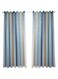 Irfora Star Blackout Curtains for Kids (53in W x 85in, Blue)