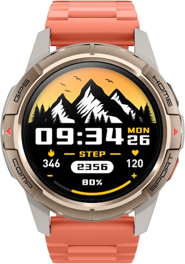 Mibro GS Active Sport Smart Watch 1.3" Amoled 4-PD Heart Rate Monitoring 10-Axis Motion Sensor 5ATM Water Resistances GPS Satellite Positioning,150 Modes 20 Days Bettery Life smartwatch (Golden)