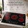 EO 90cm Built-In Electric Ceramic Cooktop, 5 Burners, 8200W, Touch Slider Control, Black Ceramic Glass, Child Lock, Residual Heat Indicator, 99-Min Timer, 9 Power Levels, 220-240V