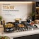 EO 90cm Built-In Gas Hob, 5 Burners, Stainless Steel, Cast Iron Pan Supports, 3.5kW Wok Burner, Metal Knobs, Auto Ignition, Flame Failure Safety Device, 11kW
