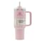 STANLEY Quencher H2.0 FlowState Vacuum Stainless Steel Water Bottle with Lid and Straw, BPA-Free, 40oz, 28x10x7.5cm (Pink)