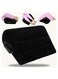 Inflatable Orthopedic Pillow, Leg Raising Pillow, Triangular Portable Cushion, Comfortable Leg Pillow, Fast Inflation And Deflation Valve, Adjustable Tilt, Provide Support, Sleep Aid, Pain Relief, Foot And Ankle Injury And Rehabilitation Wedge Cushion, Black