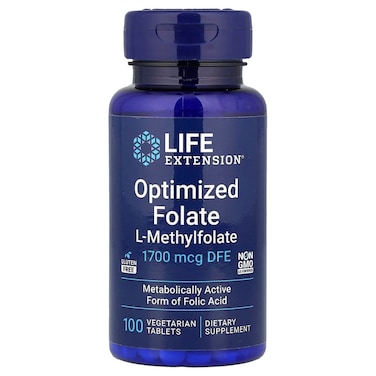 Life Extension Optimized Folate, 100 Tablets