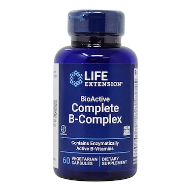 Life Extension Bio Active Complete B Complex, 60 Veggie Capsules