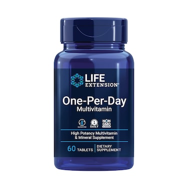 Life Extension One-Per-Day Multivitamin, 60 Tablets