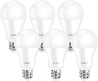 E27 Screw Bulbs 100W Equivalent, Warm White 2700K E27 LED Bulb, 13.5W 1521LM Edison Screw LED Light Bulb Super Bright, Energy Saving E27 Bulbs, Non Dimmable, Pack of 6
