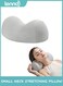 Small Neck Stretcher Pillow for Pain Relief, Medium Soft Cervical Traction Device Neck Mild Support Pillow Foam Cervical Neck Pillow for Tension Muscle Relax Relief