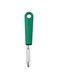 Steel Potato Peeler with Ergonomic Handle, Bright Green