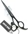 Smithking 5.5 Inches Hair Cutting Scissors Set with Razor Combs Lether Scissors Case,Hair Cutting Shears Hair Thinning Shears for Personal and Professional (Black)
