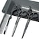 Smithking 5.5 Inches Hair Cutting Scissors Set with Razor Combs Lether Scissors Case,Hair Cutting Shears Hair Thinning Shears for Personal and Professional (Black)