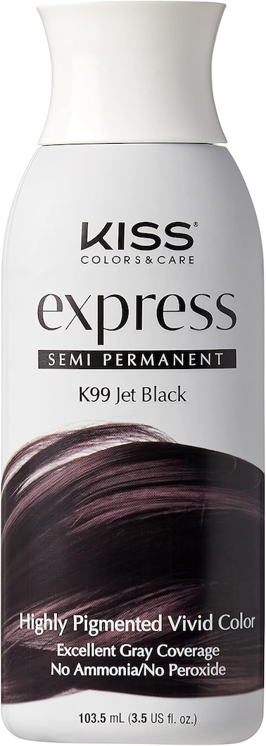 Kiss Express Color #K99 Semi- Permanent Jet Black 3.5 oz.