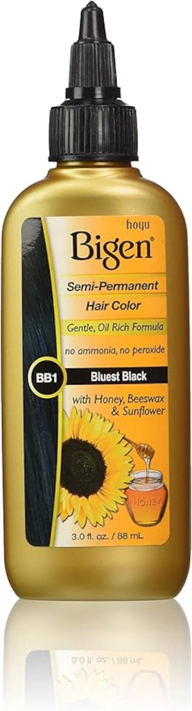 Bigen Semi Permanent Hair Color, Bluest Black, 3.0 Ounce (BSPBB1)