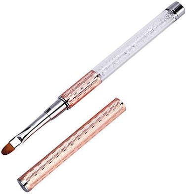 WOKOTO 1 Pcs Professional Nail Art Brush Set Nail Pencil For Acrylic Application Nail Art Pens Polish Uv Gel Builder Set Polygel Brush Tool