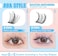 Yawamica Lash Clusters D Curl Eyelash Extensions 10-14mm DIY Cluster Eyelashes Wispy Individual Lashes 80pcs Cluster Lashes DIY Lash Extensions at Home by (2 Styles)