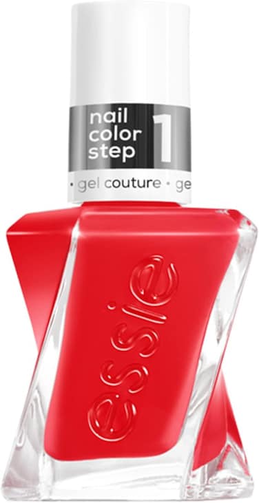 Essie Gel Couture Long-Lasting Nail Polish, 8-Free Vegan, Vibrant Red, Electric Geometric, 0.46 fl oz