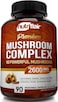 NutriFlair Visit the Store 7 Organic Mushroom Supplement 90 Capsules (2500mg)