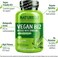 NATURELO Vegan B12 - Methyl B12 with Organic Spirulina - High Potency Vitamin B12 1000 mcg Methylcobalamin - Supports Healthy Mood, Energy, Heart &amp; Eye Health - 90 Capsules