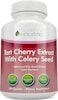 Tart Cherry Extract Capsules 1,000mg - 50% MORE 180 Capsules, 3 Month Supply - Blend with Tart Cherry and Celery Seed Powder - Powerful Antioxidant for Advanced Uric Acid Cleanse &amp; Joint Support