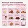 World's First Mushroom Complex Gummies - 10x Mushroom Supplement w Lions Mane (90 Chews 2500mg/serving) Nootropic Brain Supplement, Immune Support &amp; Stress Relief - Replace Pills &amp; Capsules