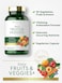 Carlyle Fruits and Veggies Supplement   250 Capsules   Made with 32 Fruits and Vegetables   Vegetarian, Non-GMO, Gluten Free Superfood Formula