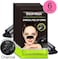 SHILLS Blackhead Remover, Charcoal Nose Strips, Charcoal Blackhead Remover Pore Strip, Charcoal Nose Strips, Oil Control Charcoal Strip, Peel Off Strips (6 Count)