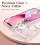 GVIEWIN Designed for iPhone 13 Case 6.1 Inch, Clear Flower Soft &amp; Flexible Shockproof Floral Women Phone Cover（Magnolia/White）