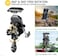 iMESTOU Anti-Theft Motorcycle Phone Mount Bike 1 Ball Phone Holder Handlebar Double Socket Arm Cellphone Holder with Aluminum 1" Ball Base 360 Rotation Universal for 4.0-7.0 Inch Smartphones