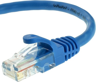 Mediabridge&trade; Ethernet Cable (25 Feet) - Supports Cat6 / Cat5e / Cat5 Standards, 550MHz, 10Gbps - RJ45 Computer Networking Cord (Part# 31-399-25X)