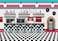 MTMETY 10x7ft 50s Retro Rock N Roll Diner Party Backdrop Sock Hop Dance Cosplay Prom Photography Background Classic 1950s Baby Adult Birthday Wedding Banner Photo Booth LSME1106