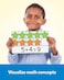 Coogam Magnetic Ten-Frame Set, Math Manipulative EVA Number Counting Games, Montessori Educational Toy Gift for Kindergarten Classroom Kids 3 4 5 Year Old