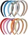 LifeDawn Padded Headbands for Women,10 Pcs Puffy Sponge Headbands Vintage Wide Headband for Women Bandana Hair Accessories for Women