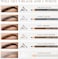 LSxia Waterproof Eye-Brows Pen-cil Set, Pull Cord Peel-off Eyebrow Pencil Microblading Eyebrow Pen Supplies Kit, White Eye-Liner Pencil and Eyebrows Tool Tattoo Makeup For Marking (5+1 Black)