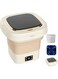Portable Washing Machine,9L Foldable Mini Washing Machine,Intelligent Digital Display Screen Mini Washer and Spin Dryer, Small Washer for Socks Underwear or Small Items,for RV,Travel