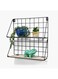 Box Sera 2-Tier Foldable Wall Shelf with MDF Board 40 x 12 x 41 cm