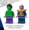 LEGO Marvel The Hulk Truck vs. Thanos - Super Hero Building Toy with a Monster Truck plus 2 Minifigures &amp; Accessories incl. an Infinity Gauntlet - Collectible Set for 7+ Year Old Boys &amp; Girls - 76312