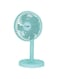 Rock Light RL-F-7087 5 Inches LED Rechargeable Fan with Type-C/Micro Charging, 3 X 1200  Battery, 180&deg; Rotation