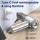 Handheld Vacuum Cleaner Powerful Mini Car Vacuum Cleaners Hand Held Vacuum Cordless 22000Pa Strong Cyclonic Suction Blowing Portable Rechargable Lightweight for Pet Hair Vehicle Home Office