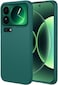 Case for Xiaomi 17 PRO Liquid Gel Rubber Bumper Case with Soft Microfiber Lining Cushion Slim Shockproof Protective with Camera Protection Cover for Xiaomi 17 pro (Green)