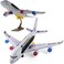 Kidsthrill Bump And Go Electric A388 Airliner Kids Action Airplane