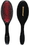 Denman D81M Medium Nylon/Bristle Cushion Hairbrush, Black