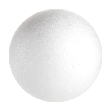 7.5 Inch Large White Foam Balls - Perfect for Crafts, Science Projects, and Flower Centrepieces (1-Pack)